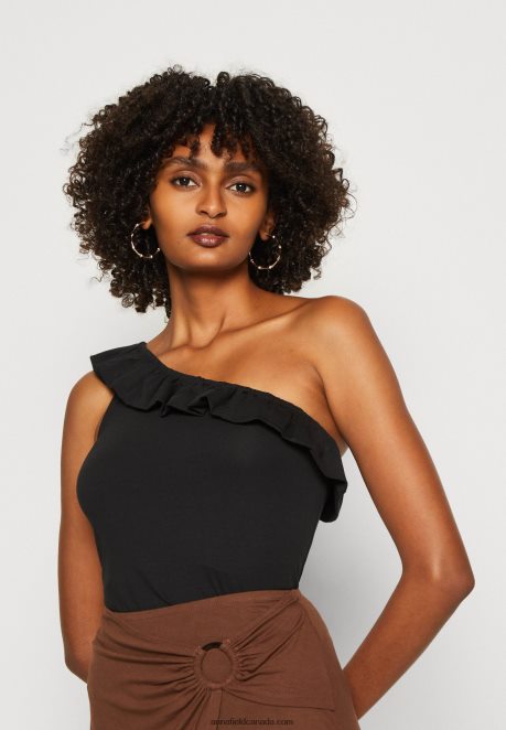 Anna Field Women Top Black H42J4Z430