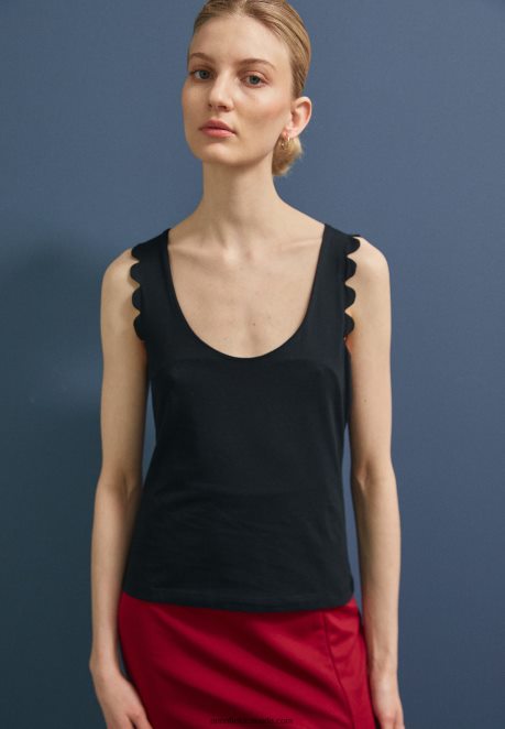 Anna Field Women Top Black H42J4Z439