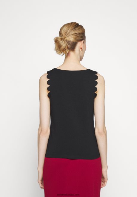 Anna Field Women Top Black H42J4Z439