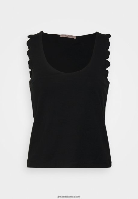 Anna Field Women Top Black H42J4Z439