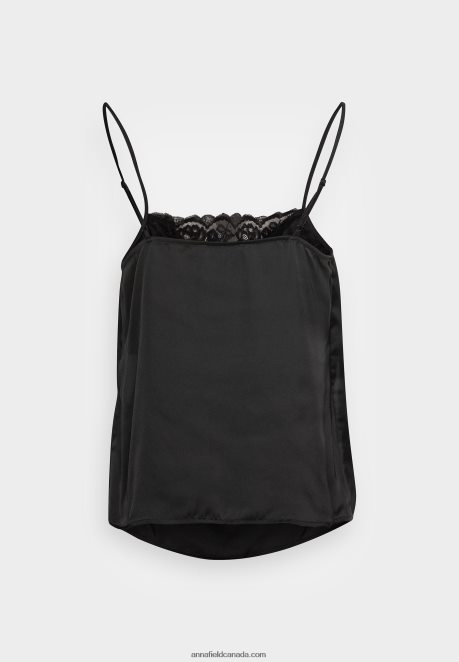 Anna Field Women Top Black H42J4Z447