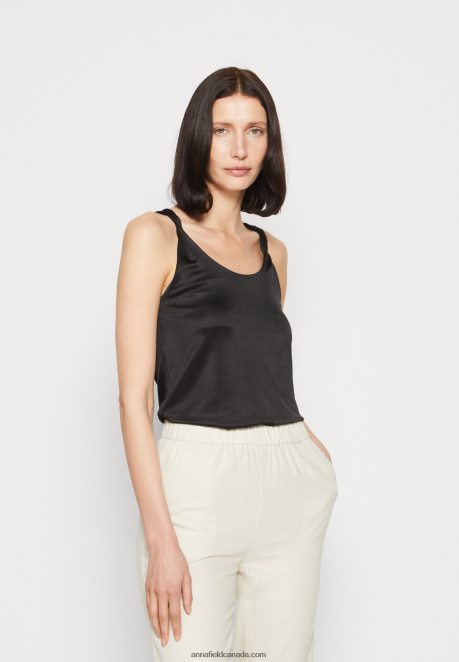 Anna Field Women Top Black H42J4Z453