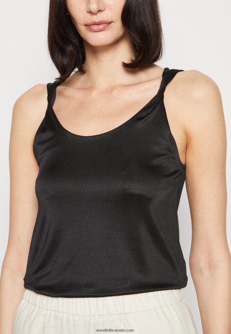 Anna Field Women Top Black H42J4Z453