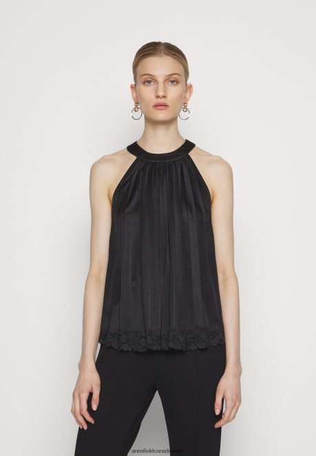 Anna Field Women Top Black H42J4Z457