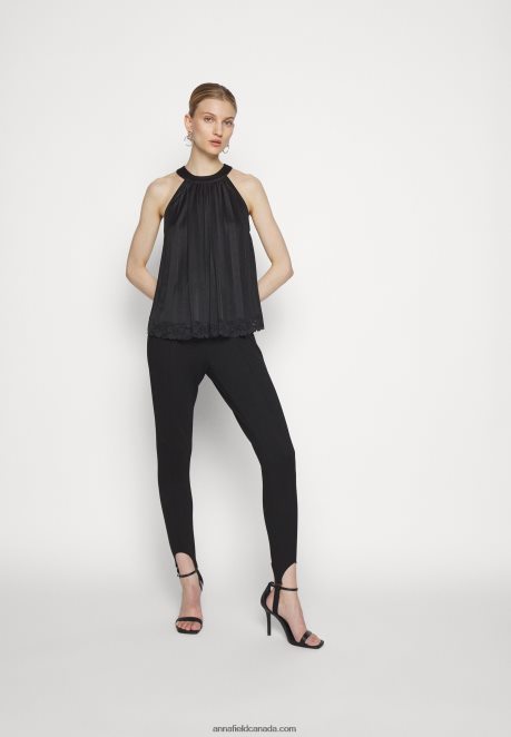Anna Field Women Top Black H42J4Z457