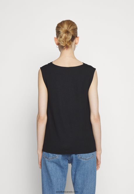 Anna Field Women Top Black H42J4Z459