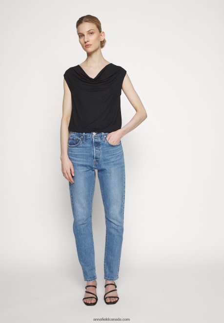 Anna Field Women Top Black H42J4Z459