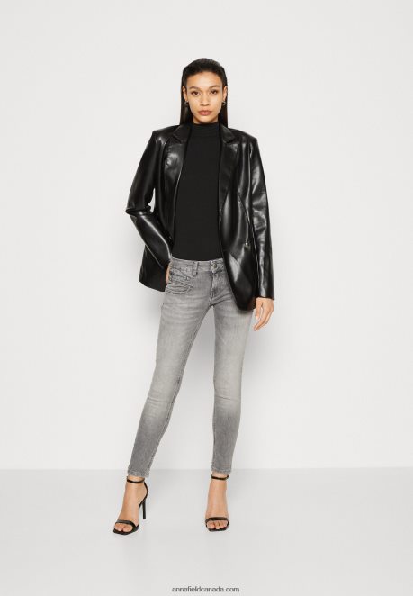 Anna Field Women Top Black H42J4Z466