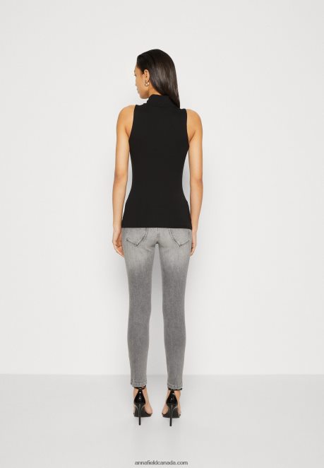Anna Field Women Top Black H42J4Z466