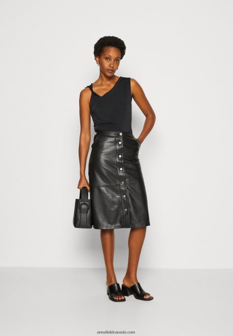 Anna Field Women Top Black H42J4Z474