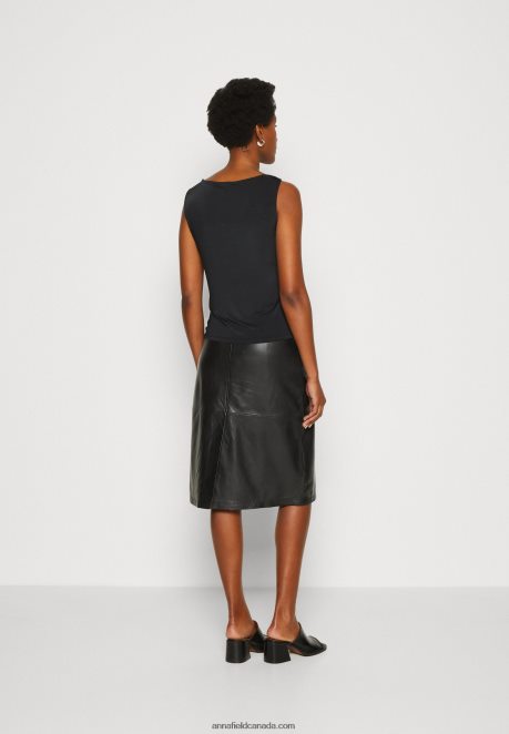 Anna Field Women Top Black H42J4Z474