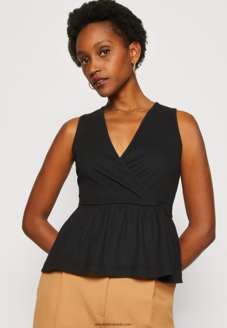 Anna Field Women Top Black H42J4Z488