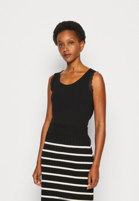 Anna Field Women Top Black H42J4Z496