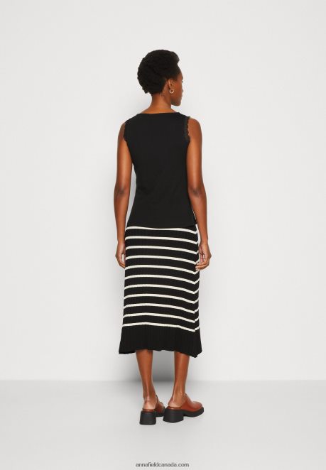 Anna Field Women Top Black H42J4Z496