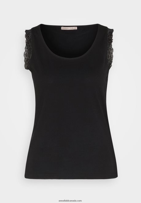 Anna Field Women Top Black H42J4Z496