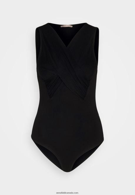 Anna Field Women Top Black H42J4Z498