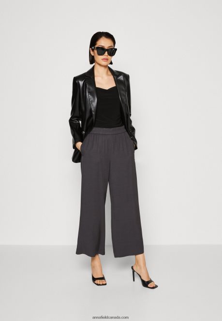 Anna Field Women Top Black H42J4Z500