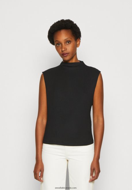 Anna Field Women Top Black H42J4Z502