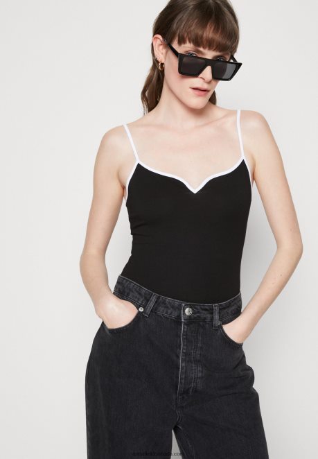 Anna Field Women Top Black H42J4Z503