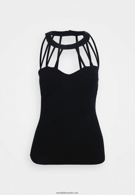 Anna Field Women Top Black H42J4Z506