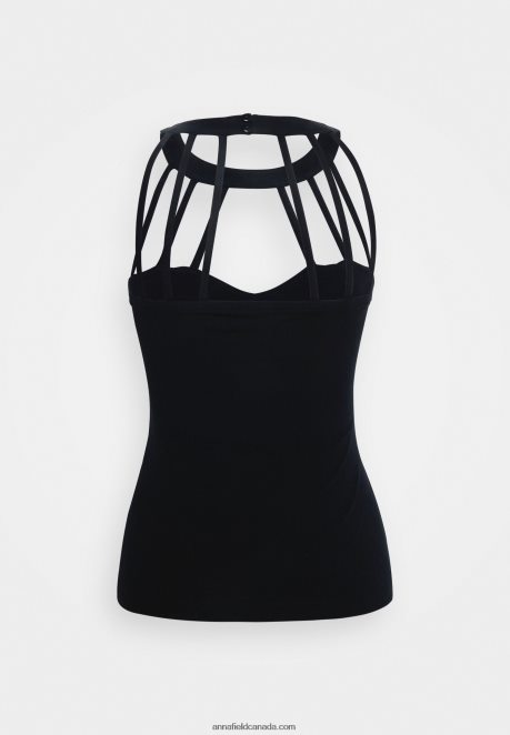 Anna Field Women Top Black H42J4Z506