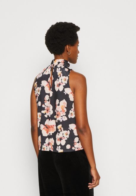Anna Field Women Top Black/Pink H42J4Z428