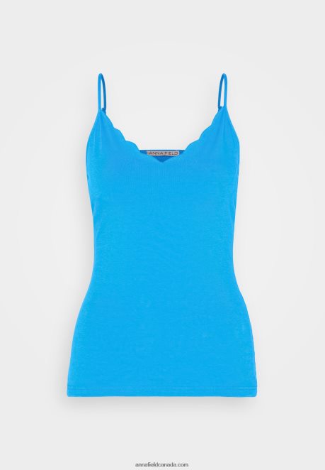 Anna Field Women Top Blue H42J4Z460