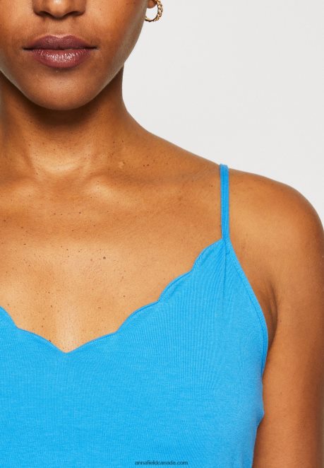 Anna Field Women Top Blue H42J4Z460