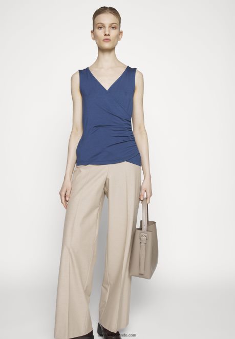 Anna Field Women Top Dark Blue H42J4Z441