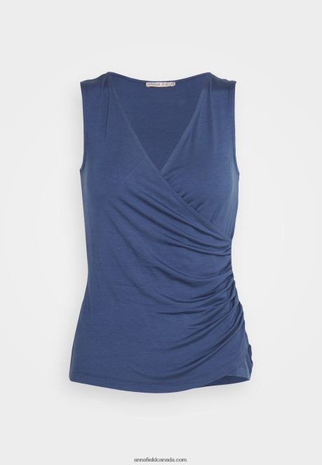 Anna Field Women Top Dark Blue H42J4Z441