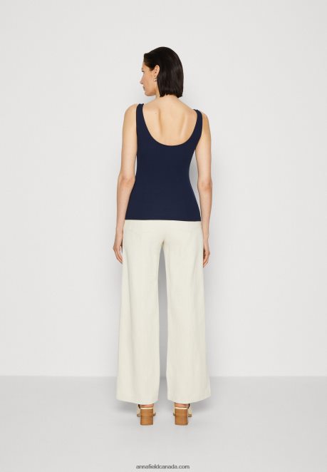Anna Field Women Top Dark Blue H42J4Z451