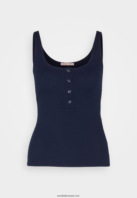 Anna Field Women Top Dark Blue H42J4Z451