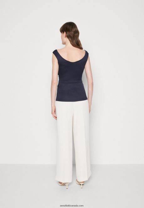 Anna Field Women Top Dark Blue H42J4Z478