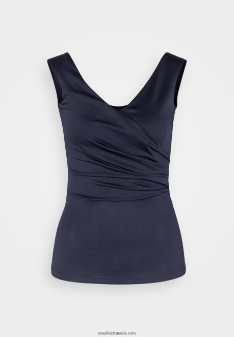 Anna Field Women Top Dark Blue H42J4Z478