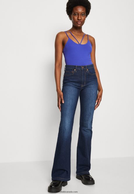 Anna Field Women Top Dark Blue H42J4Z501
