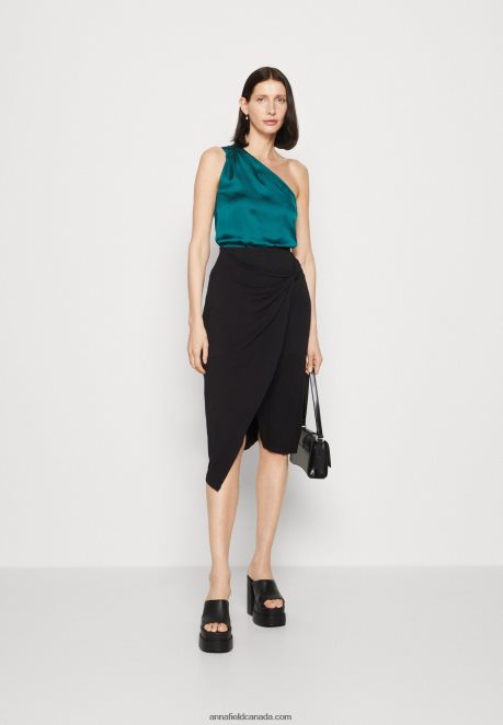 Anna Field Women Top Dark Green H42J4Z462