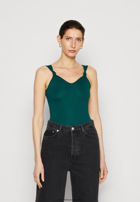 Anna Field Women Top Dark Green H42J4Z490