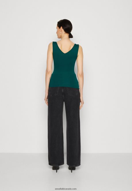 Anna Field Women Top Dark Green H42J4Z490