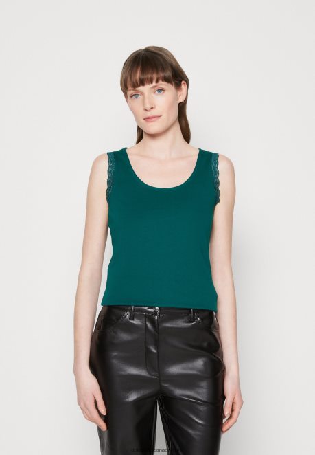 Anna Field Women Top Dark Green H42J4Z499