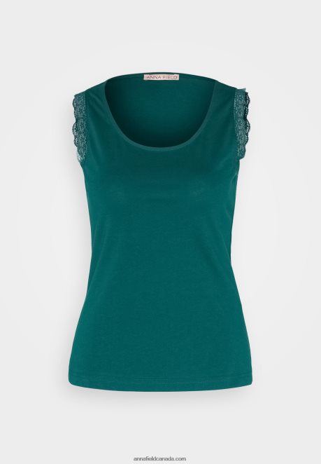 Anna Field Women Top Dark Green H42J4Z499
