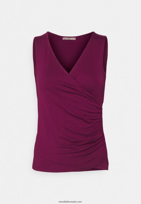 Anna Field Women Top Dark Red H42J4Z410