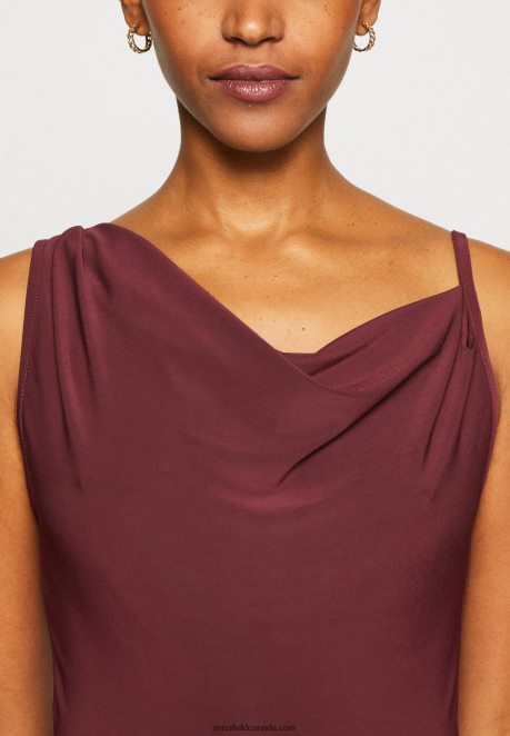 Anna Field Women Top Dark Red H42J4Z417