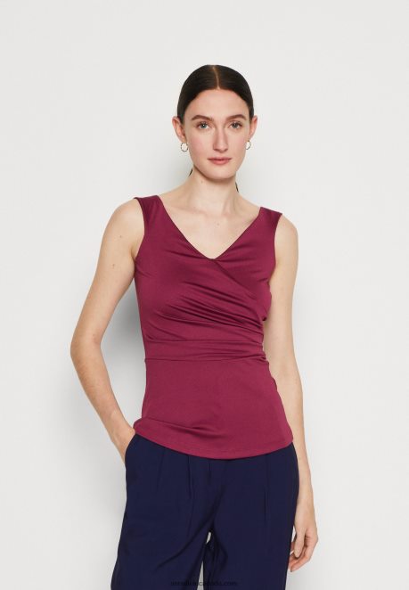 Anna Field Women Top Dark Red H42J4Z472