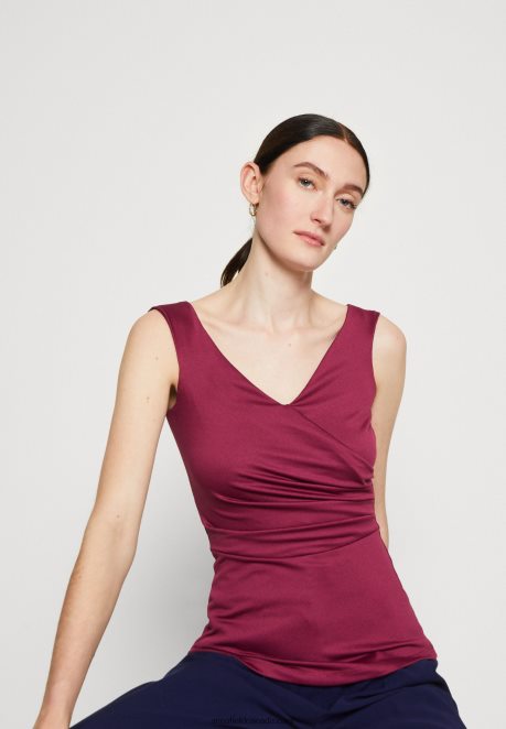 Anna Field Women Top Dark Red H42J4Z472