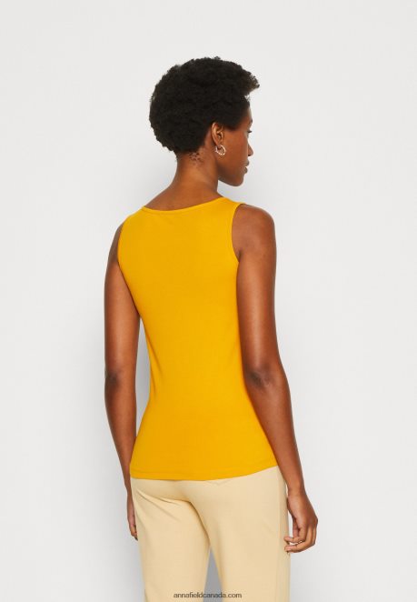 Anna Field Women Top Dark Yellow H42J4Z461