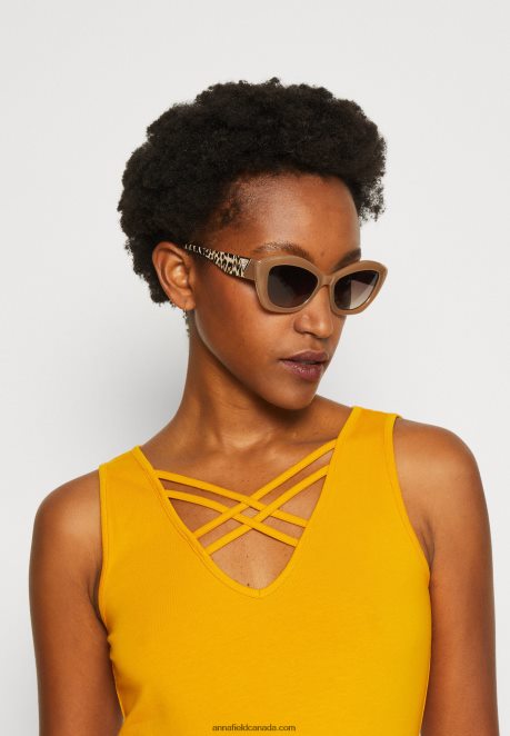 Anna Field Women Top Dark Yellow H42J4Z461