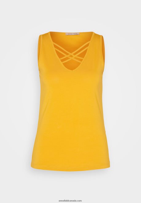 Anna Field Women Top Dark Yellow H42J4Z461