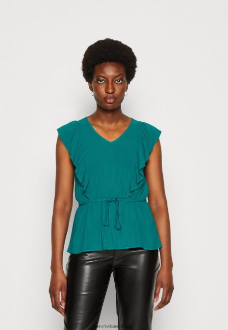 Anna Field Women Top Green H42J4Z436