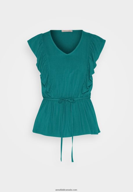 Anna Field Women Top Green H42J4Z436
