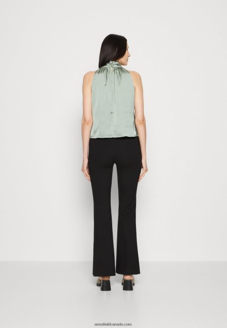 Anna Field Women Top Light Green H42J4Z390